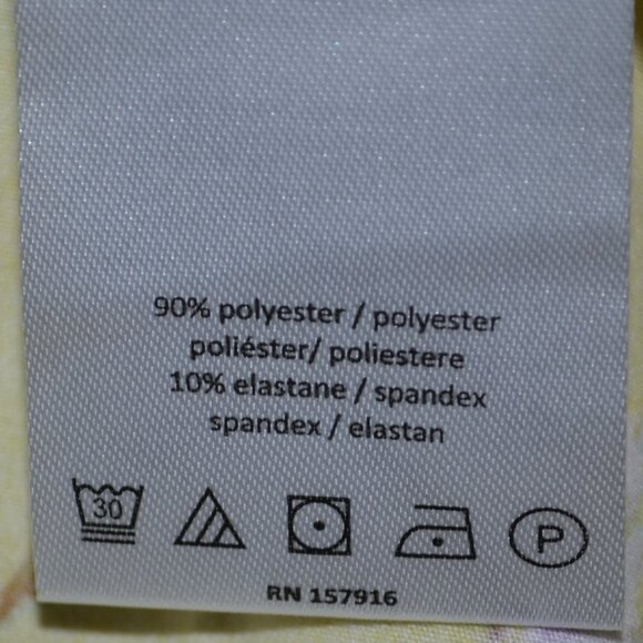 NWT C Wonder Christian Siriano Floral Yellow Summer Vacation Dress - Picture 3 of 12